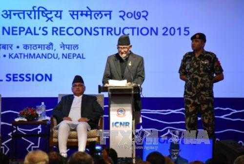 Nepal tổ chức hội nghị các nhà tài trợ nhằm tái thiết đất nước sau động đất
